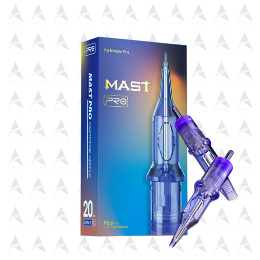 Mast Pro タトゥー カートリッジ ニードル 0.35MM ラウンド ライナー - 20 個入りボックス- 1203RL